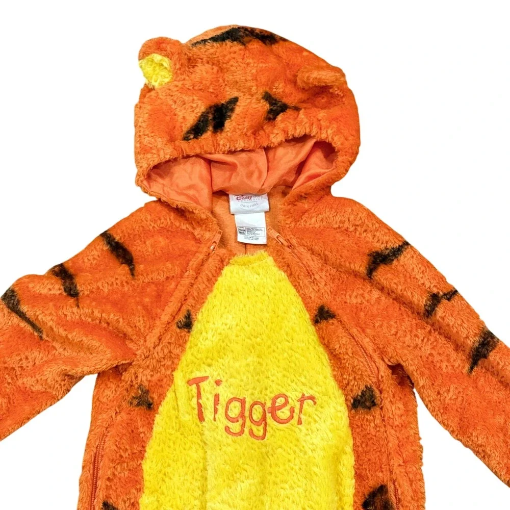 Disney‎ Store Tigger Outfit Costume Zip size 18-24 months Plush